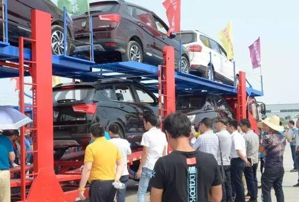 柳特安捷金陆轿运车物流公司现场献艺 - 卡车动