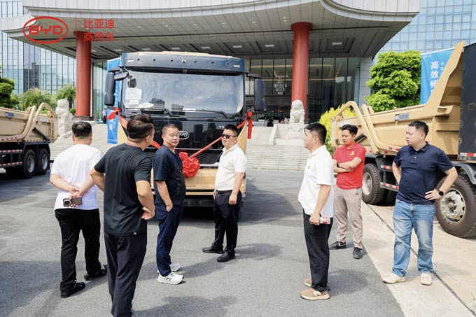 高效畅行 盈领商途!比亚迪百台纯电动自卸车交付深圳 - 第3张 - 提加商用车网 高效畅行 盈领商途!比亚迪百台纯电动自卸车交付深圳 - 第3张